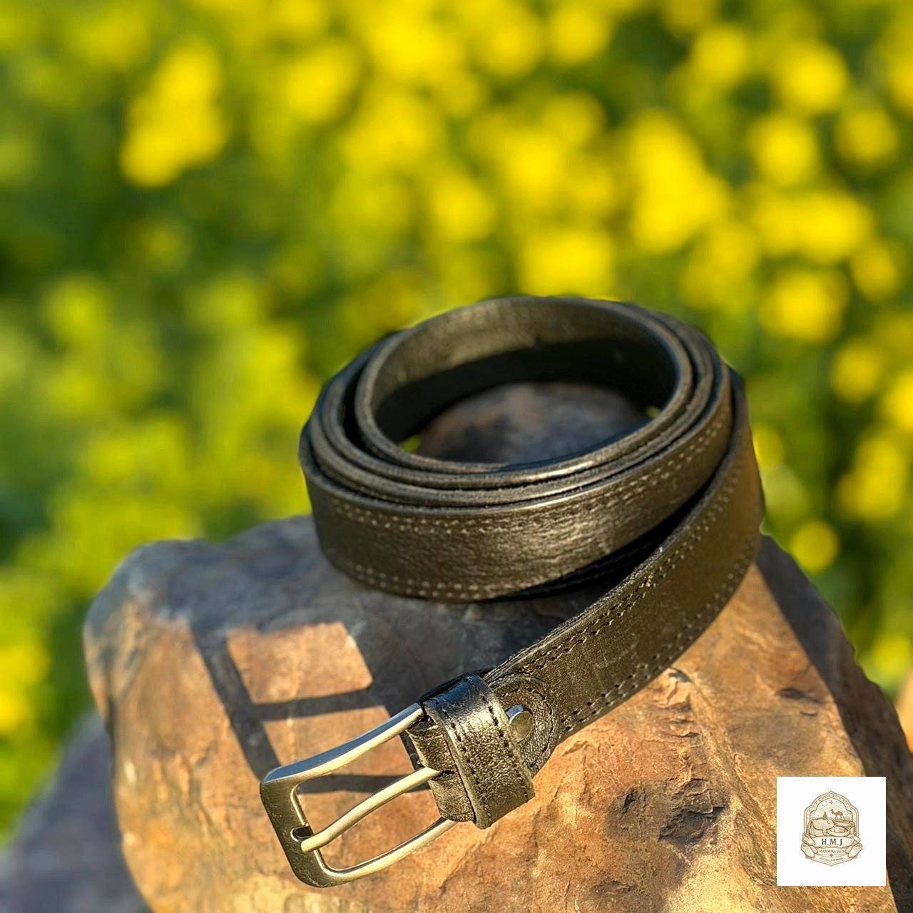 Moroccan Leather Belt – Handmade Classic Full Grain | Haytato