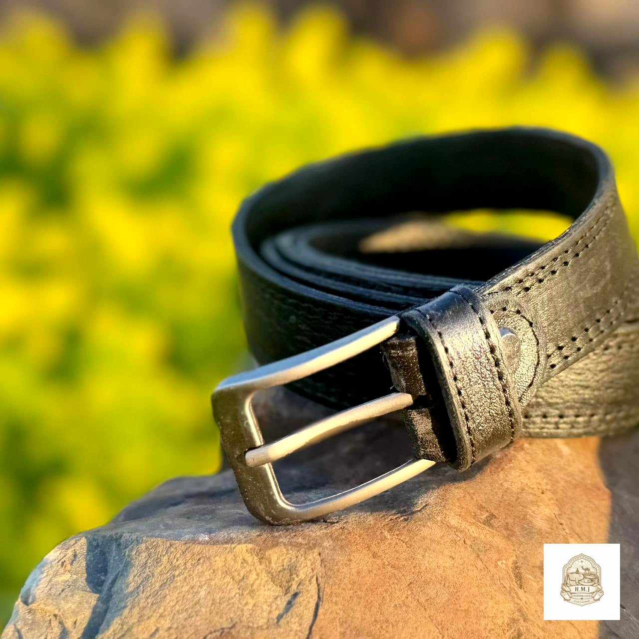 Moroccan Leather Belt – Handmade Classic Full Grain | Haytato