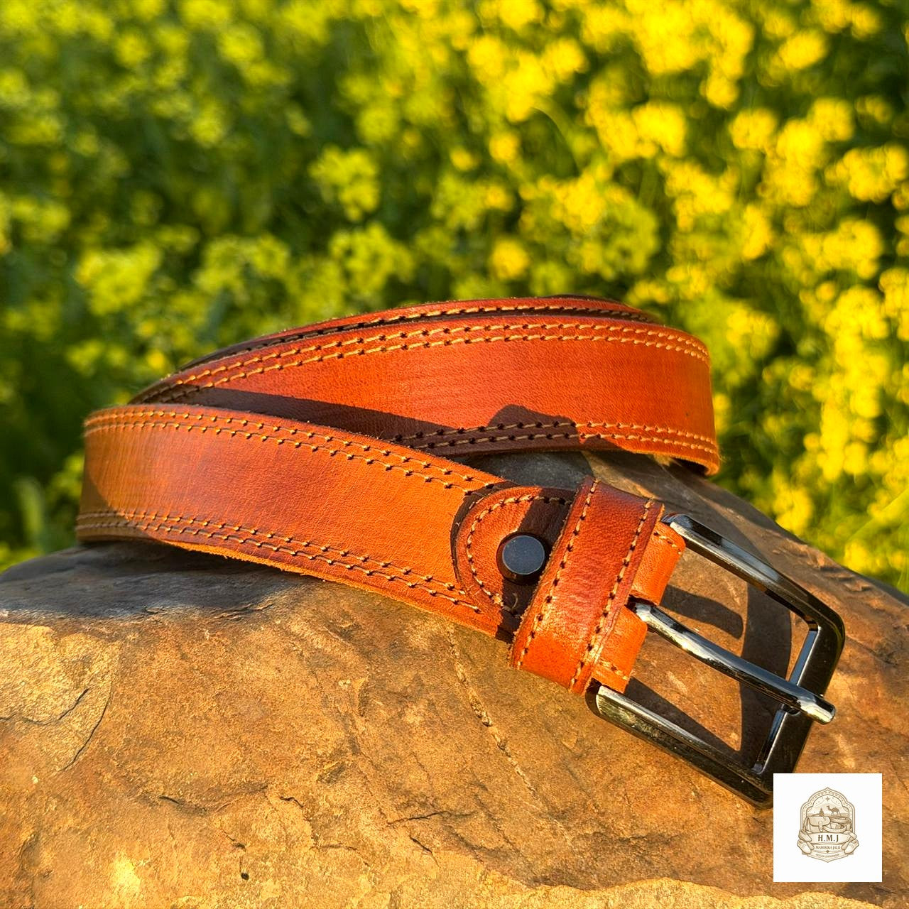 Moroccan Leather Belt – Handmade Classic Full Grain | Haytato