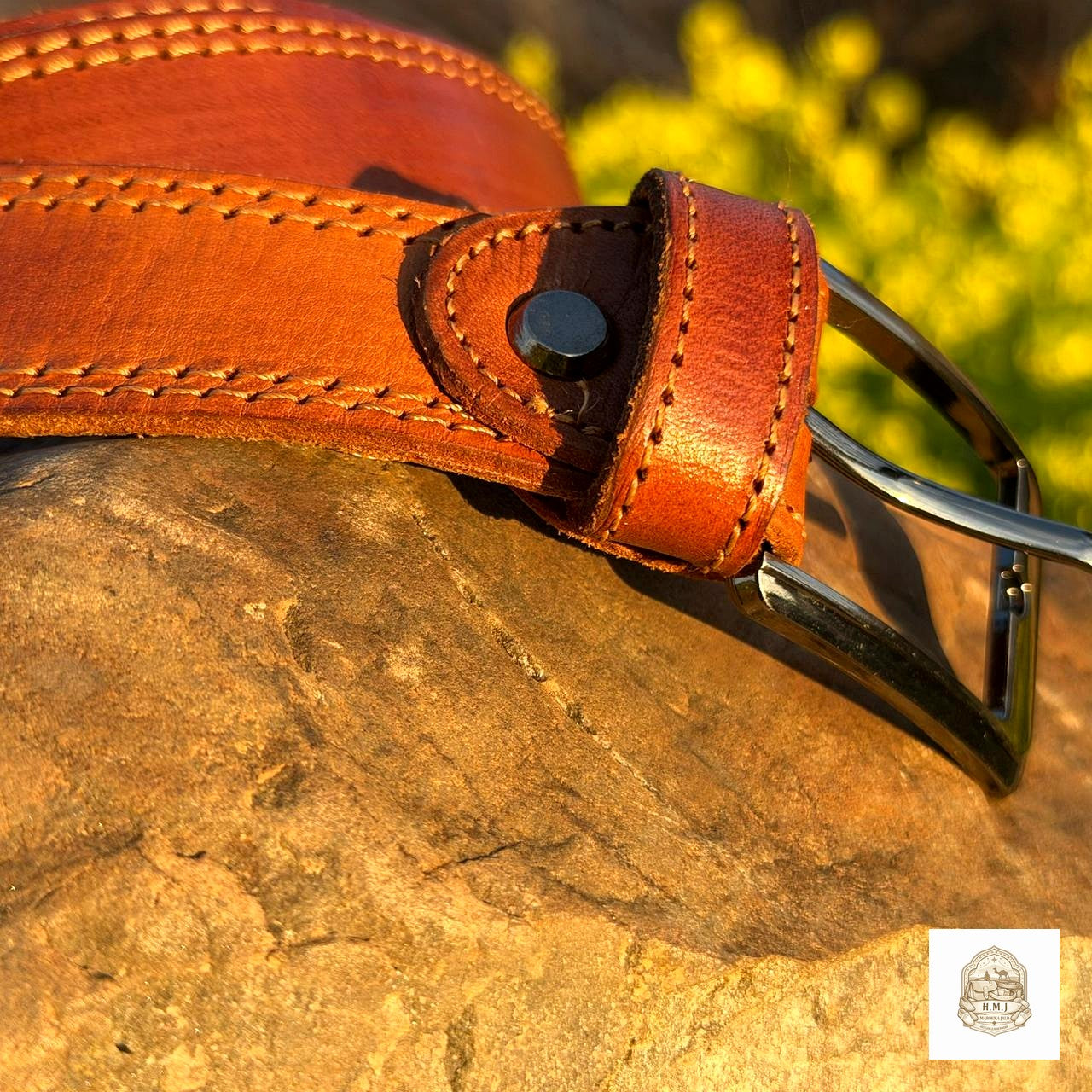 Moroccan Leather Belt – Handmade Classic Full Grain | Haytato