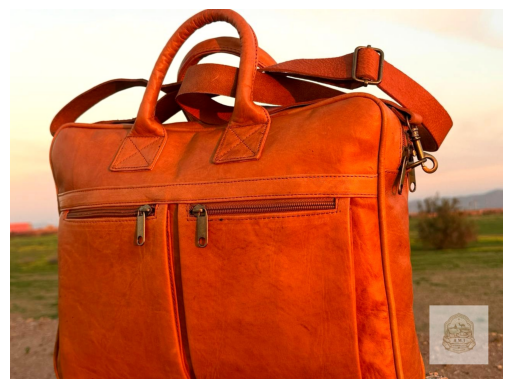 Moroccan Leather Computer Bag – Handmade Professional Briefcase | Haytato